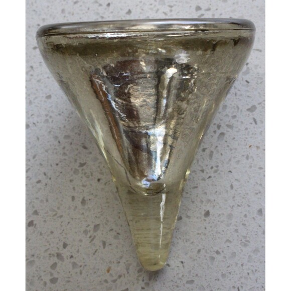 2 set Williams Sonoma West Elm decorative mercury Glass Christmas trees Ornament - Picture 13 of 16